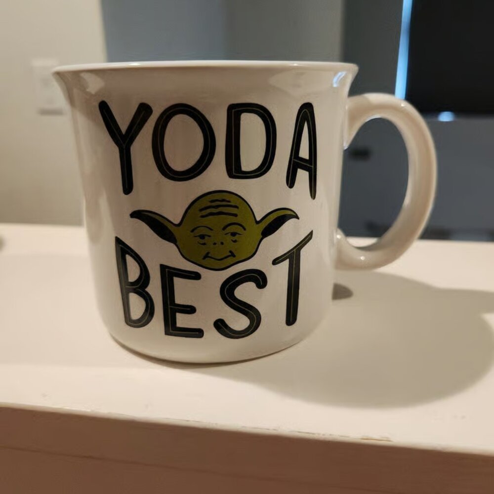 Star Wars 18 oz. Ceramic Mug-"Yoda Best"